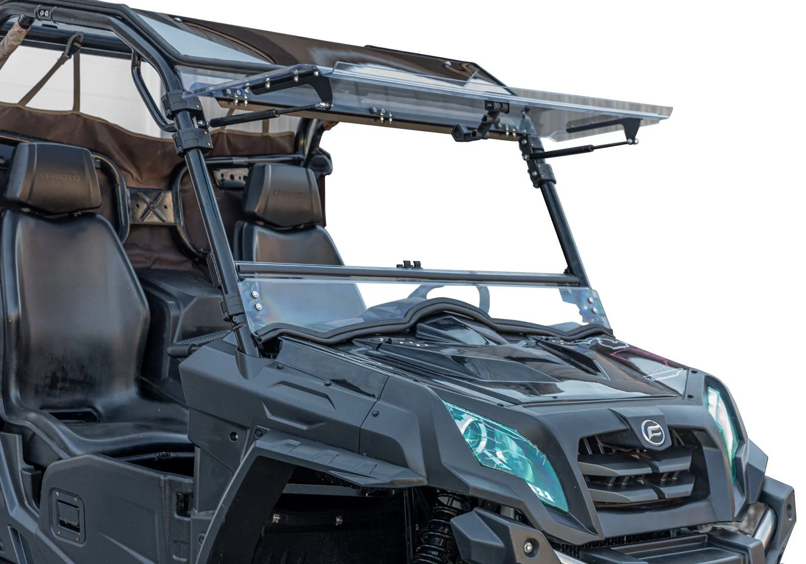 CFMOTO UForce 500 Scratch-Resistant Flip Windshield