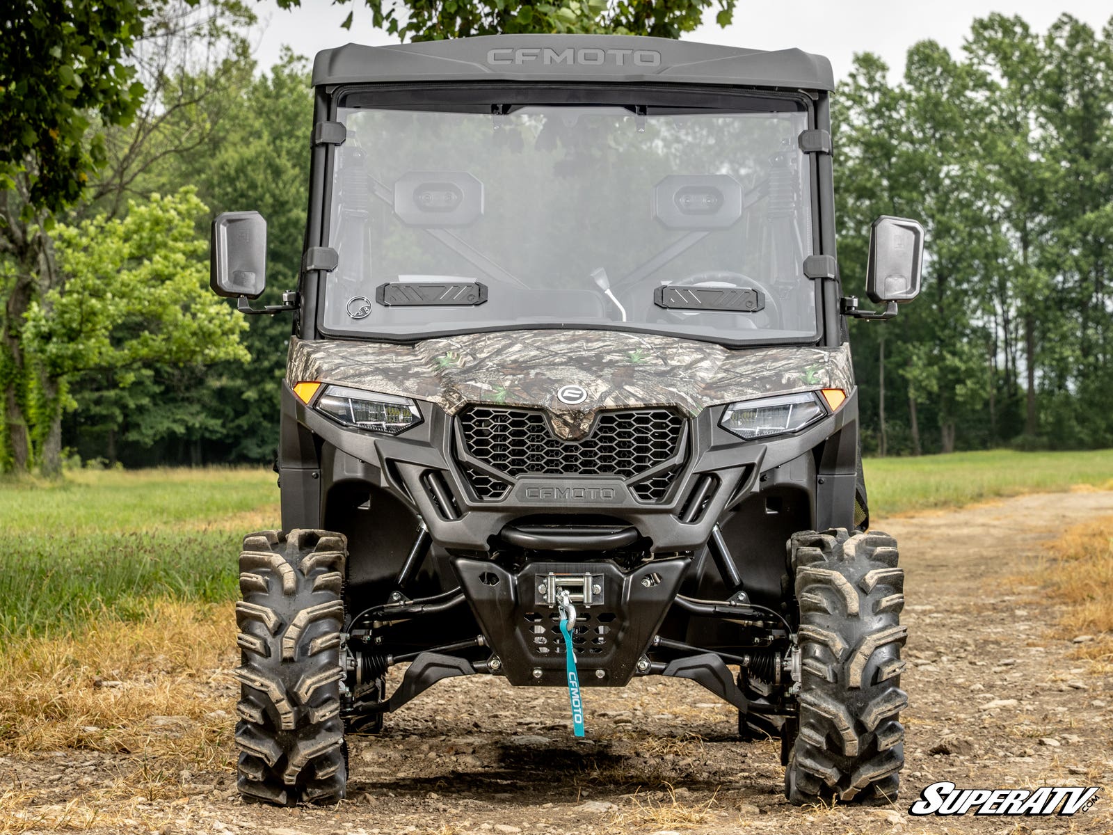 CFMOTO UForce 600 Vented Full Windshield - Image 3