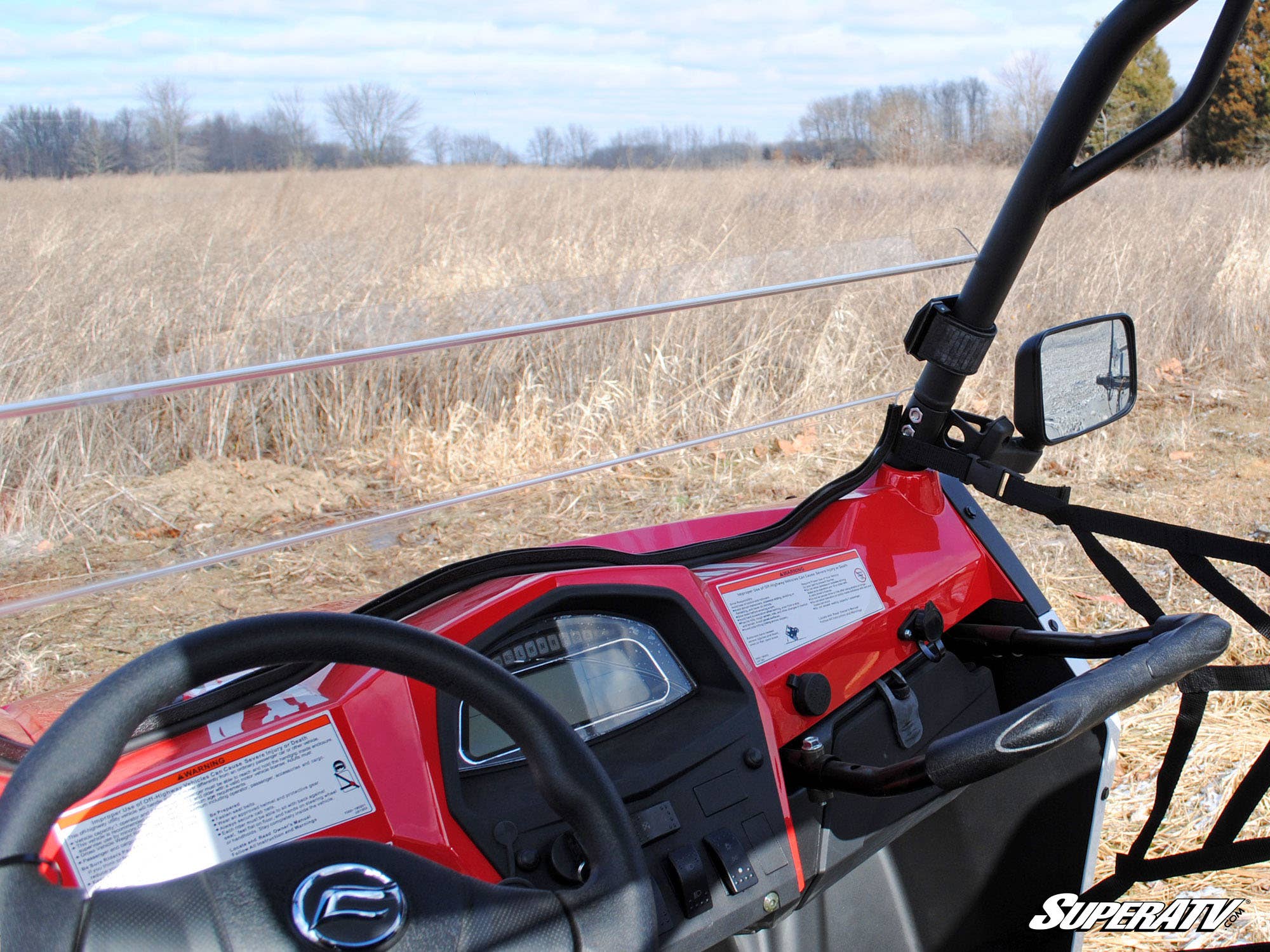 CFMOTO ZForce 1000 Scratch-Resistant Half Windshield - Image 5