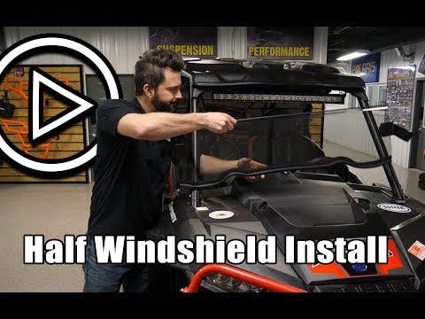 CFMOTO ZForce 800 Scratch-Resistant Half Windshield - Image 6