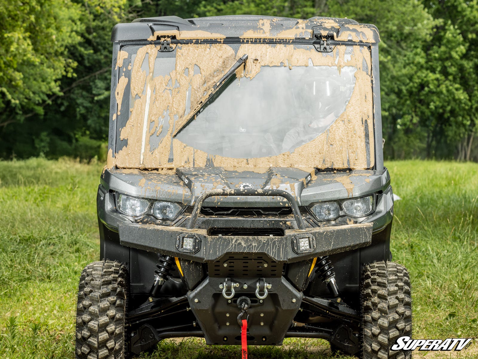 Electric UTV Wiper Kit for SuperATV MaxDrive Power Flip Glass Windshields - Image 6