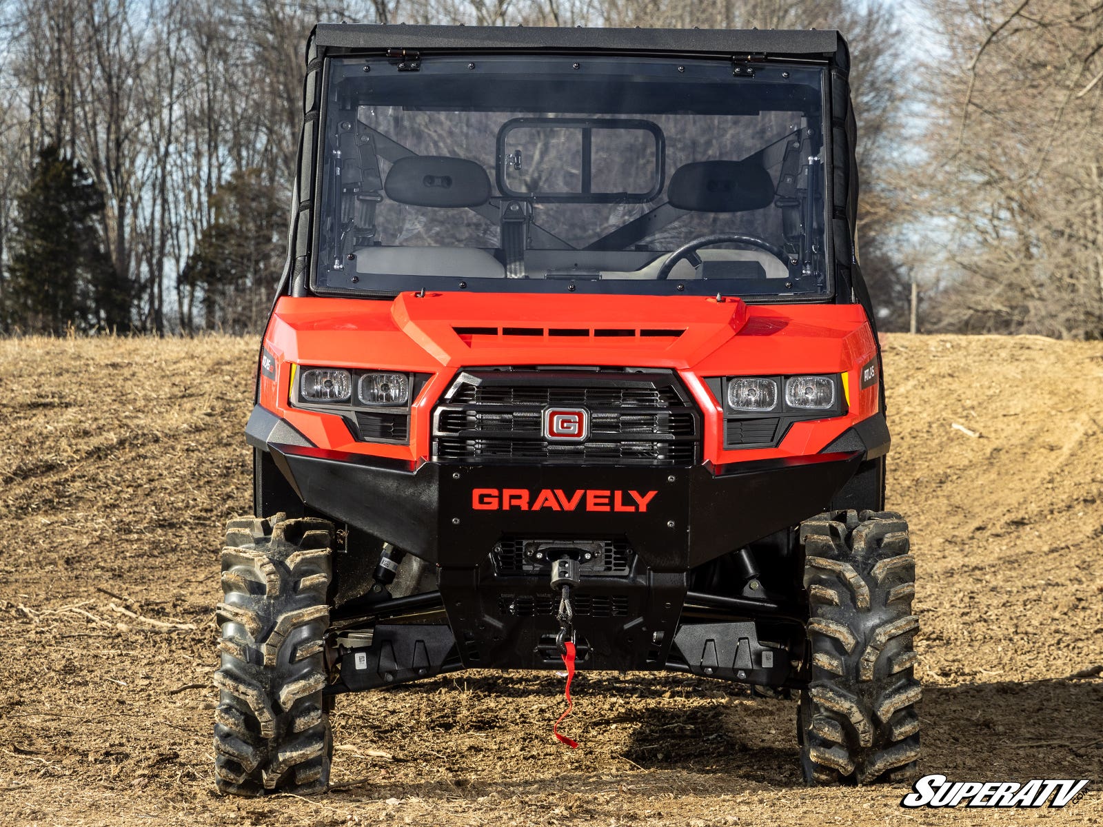 Gravely Atlas JSV Scratch-Resistant Flip Windshield - Image 2