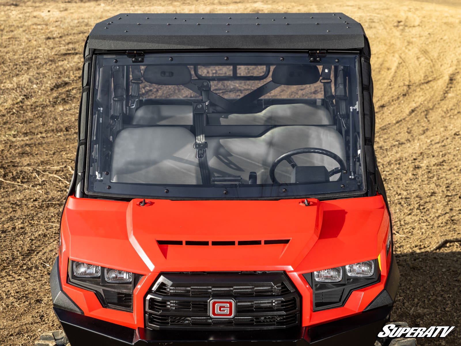 Gravely Atlas JSV Scratch-Resistant Flip Windshield - Image 3