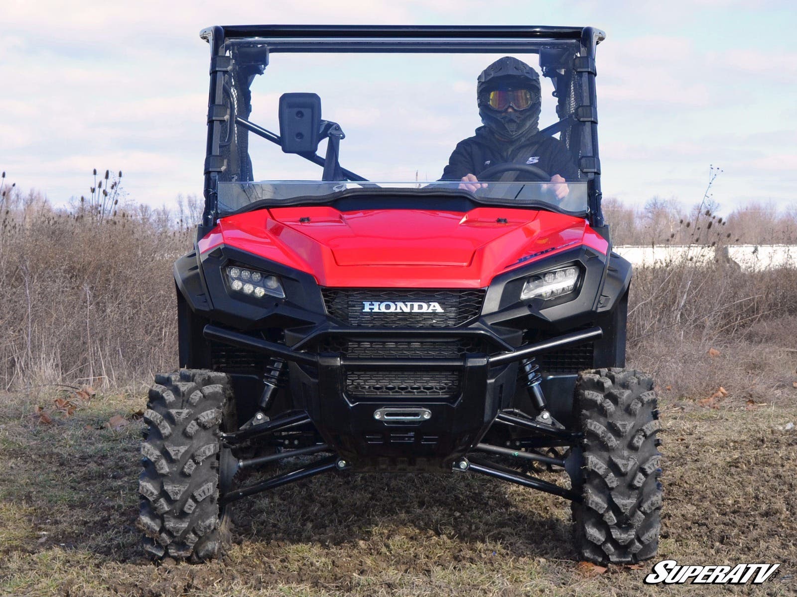 Honda Pioneer 1000 Scratch Resistant Full Windshield - Image 2