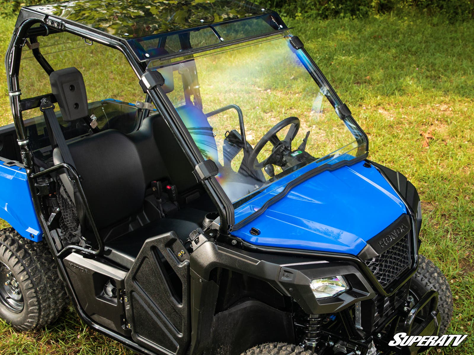 Honda Pioneer 500/520 Clear Full Windshield - SuperATV - Image 4