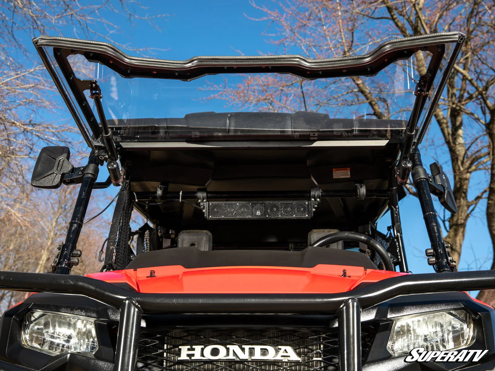 Honda Pioneer 700 MaxDrive Power Flip Windshield - Image 4