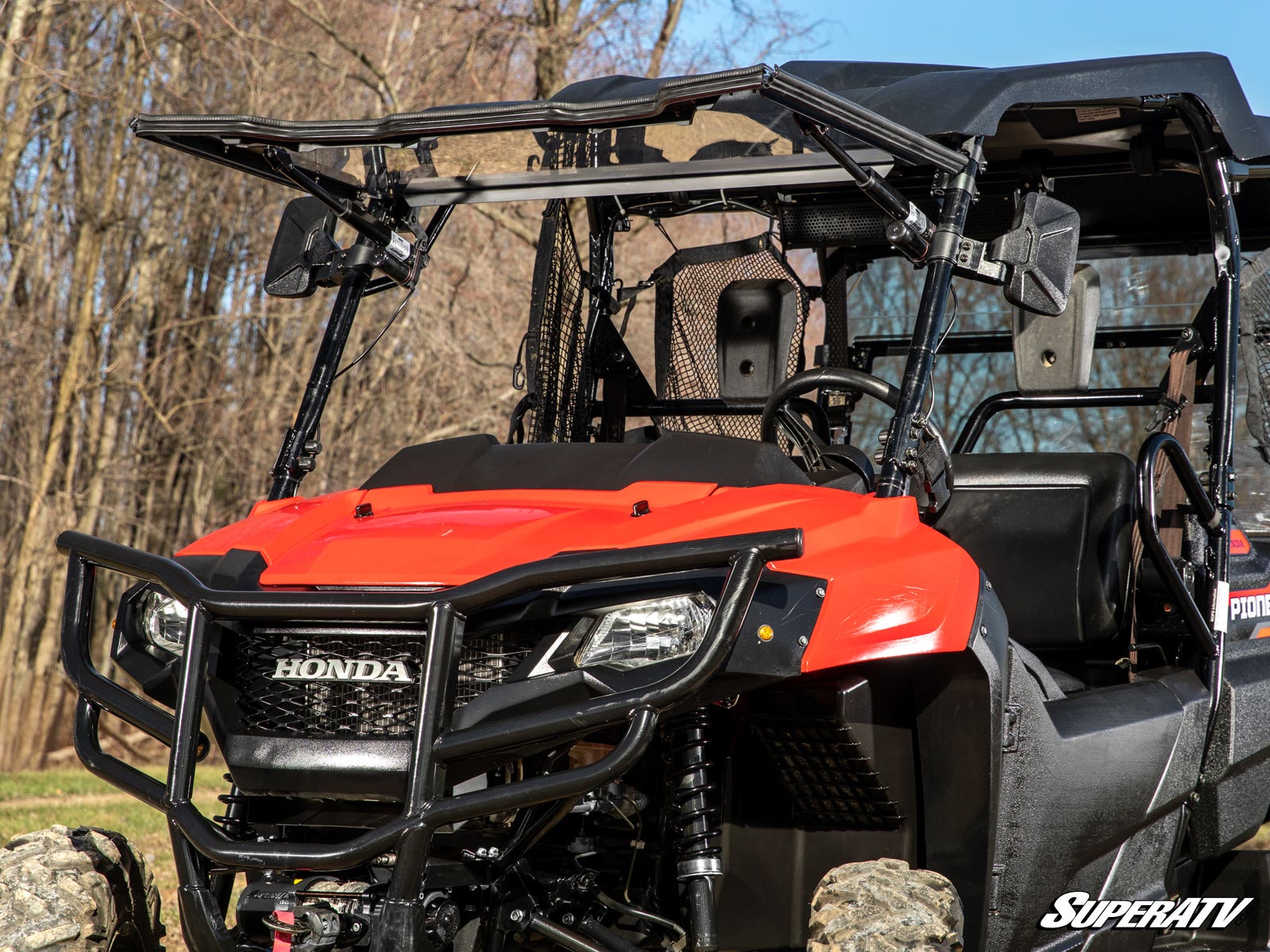Honda Pioneer 700 MaxDrive Power Flip Windshield - Image 5