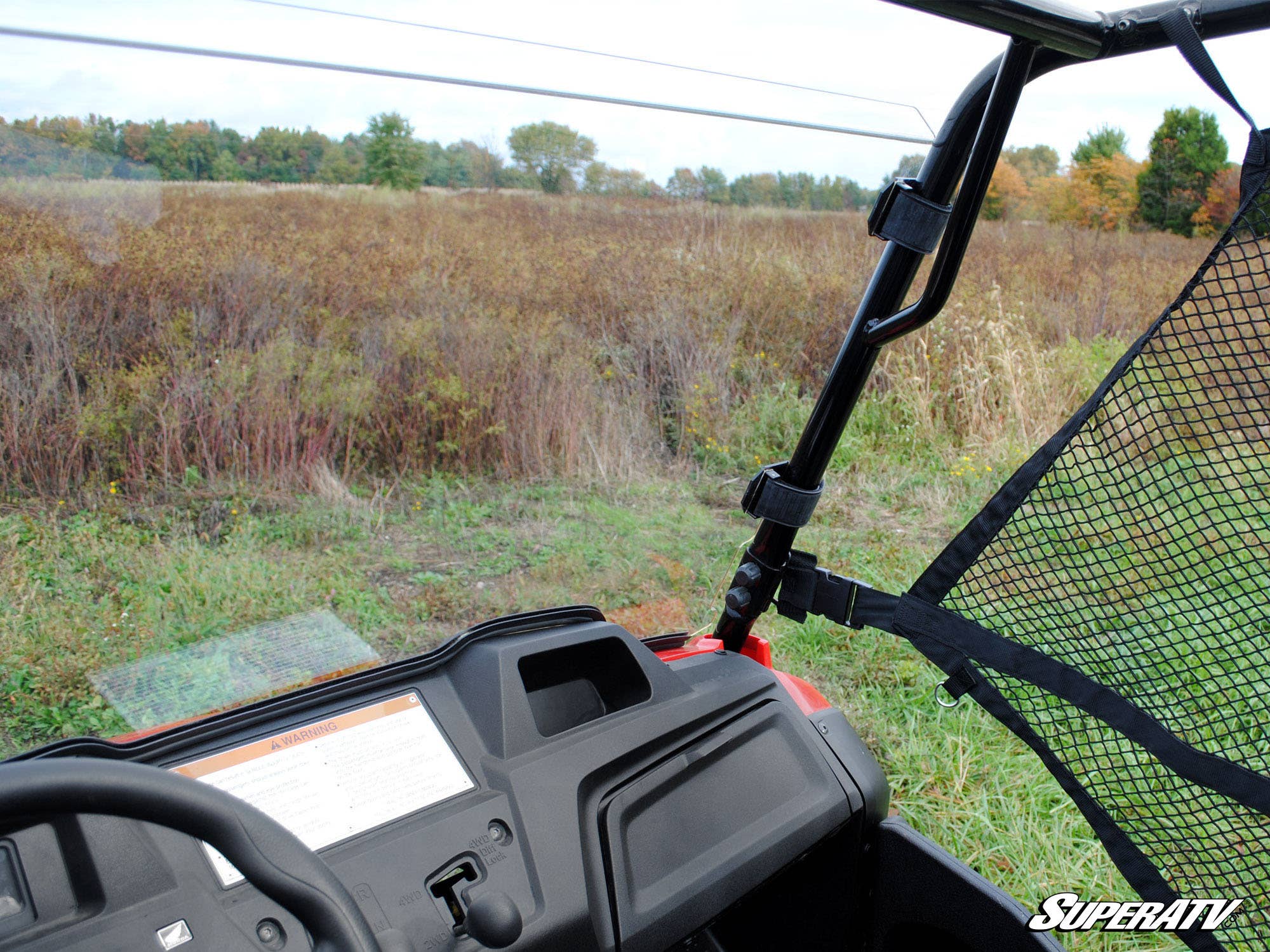Honda Pioneer 700 Scratch Resistant Full Windshield - Image 6