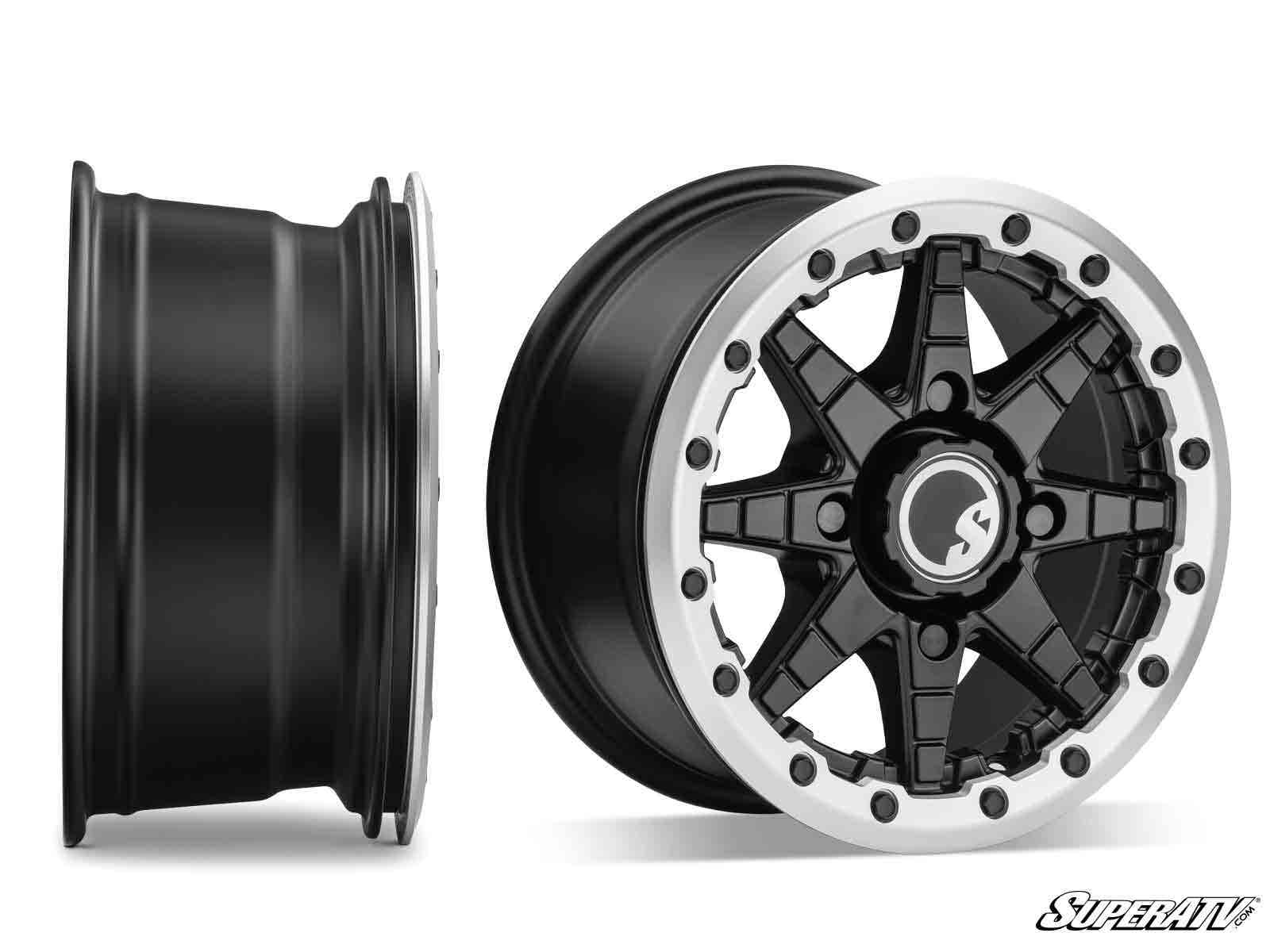 Intimidator Tires 34x10.5x15 on 15in. Healy Lock Series Wheels 4/156 Pattern - Image 5