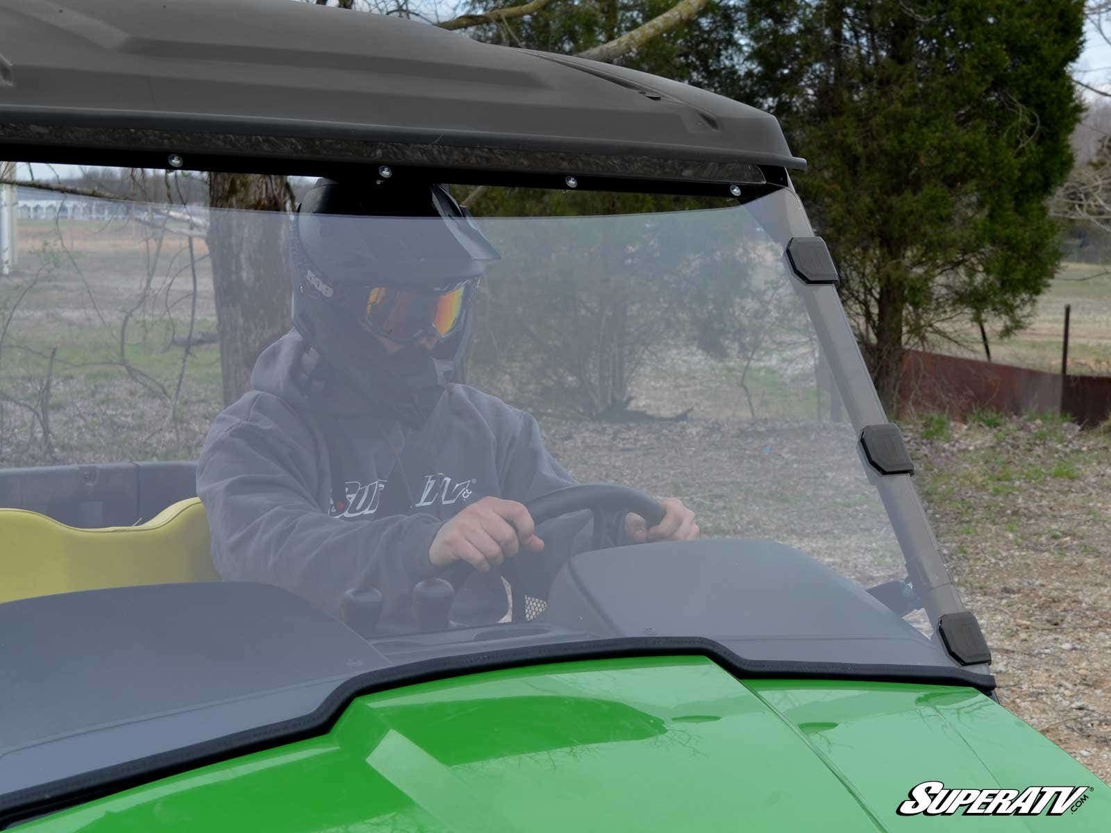John Deere Gator XUV Scratch-Resistant Full Windshield - Image 4