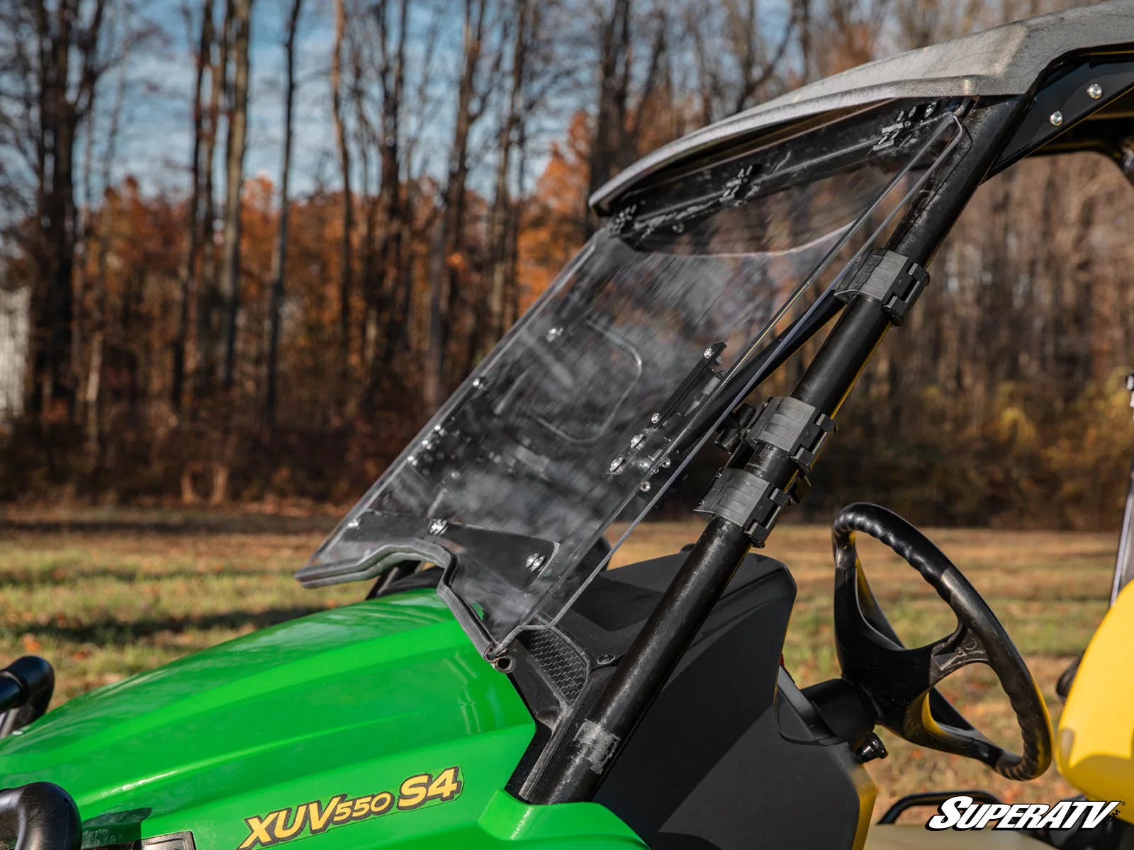 John Deere Gator XUV560 Scratch-Resistant Flip Windshield - Image 4