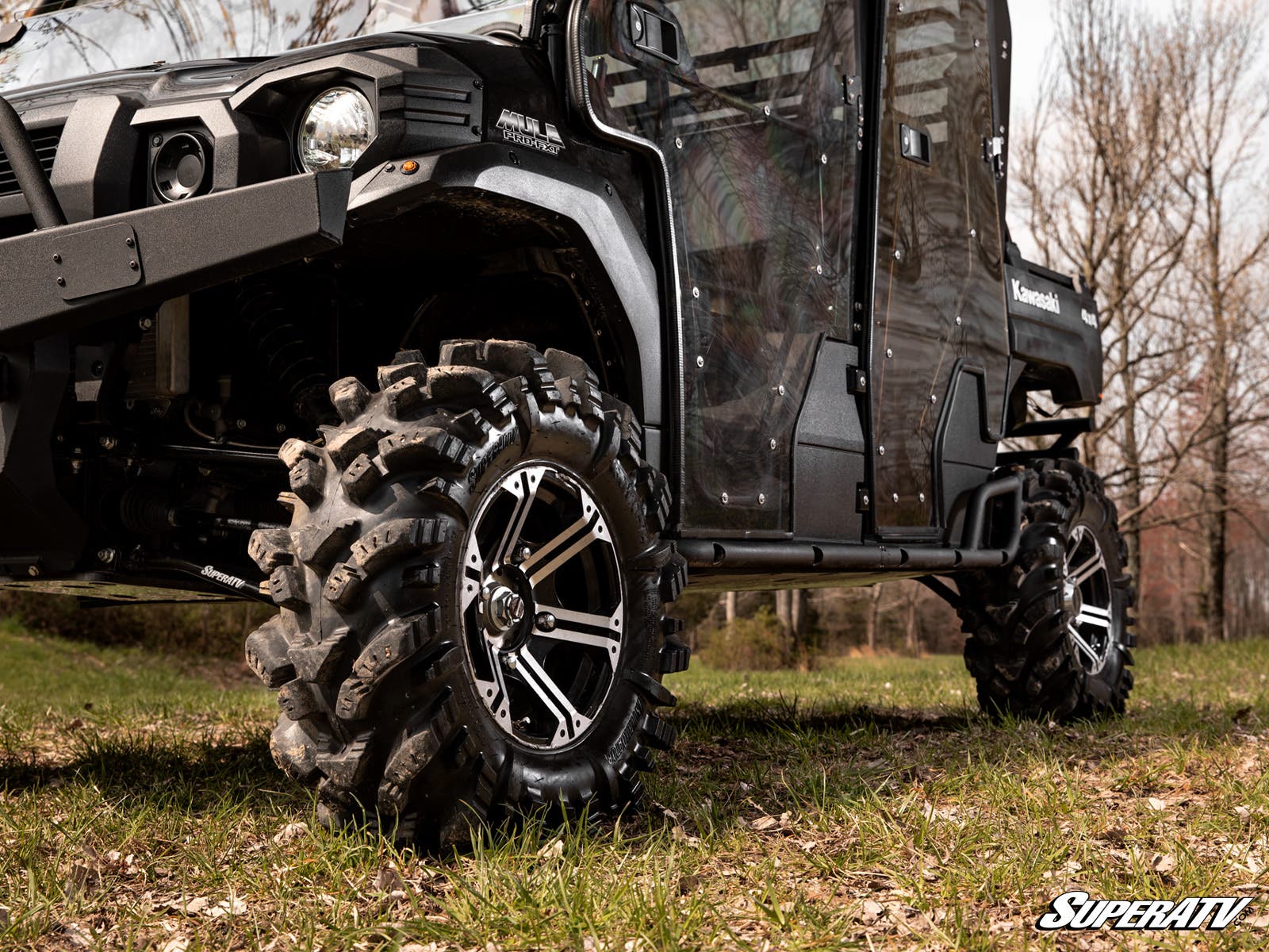 Kawasaki Mule Pro-FXT Heavy-Duty Nerf Bars - Image 4