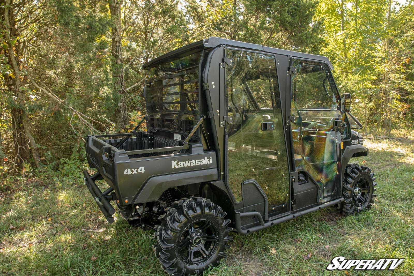 Kawasaki Mule Pro Rear Windshield by SuperATV - Image 2