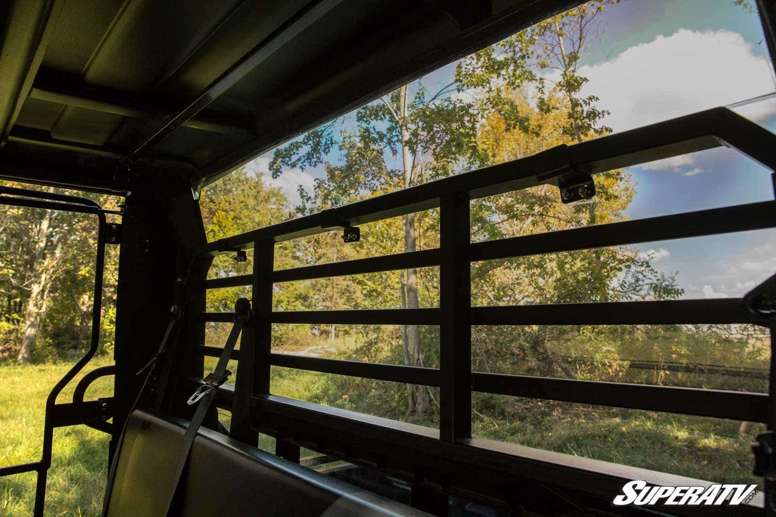 Kawasaki Mule Pro Rear Windshield by SuperATV - Image 3