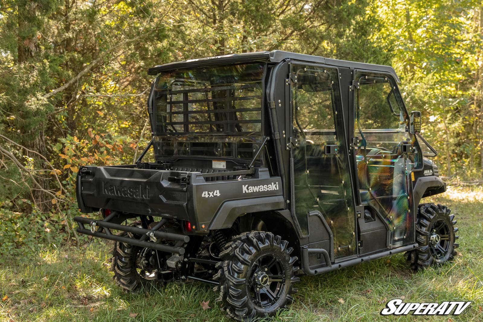 Kawasaki Mule Pro Rear Windshield by SuperATV - Image 4