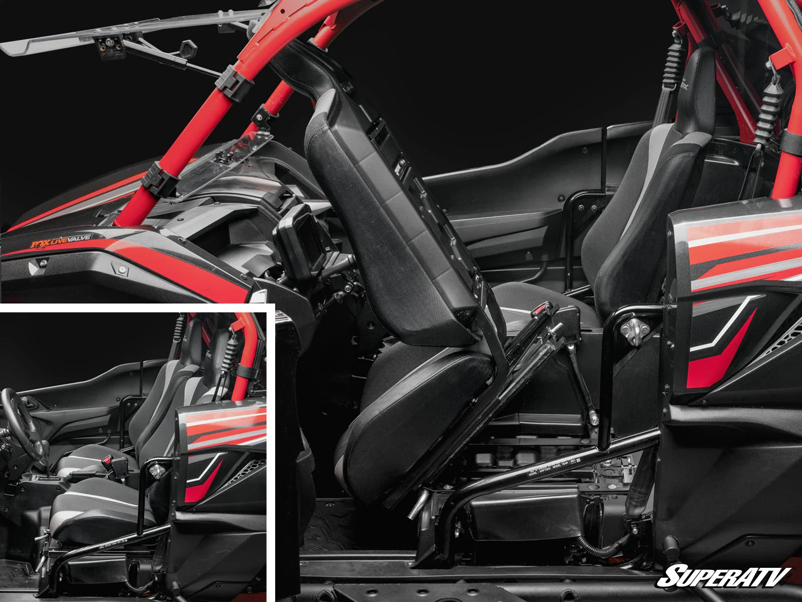 Kawasaki Teryx KRX 1000 Flip-Up Seat Base - Image 2