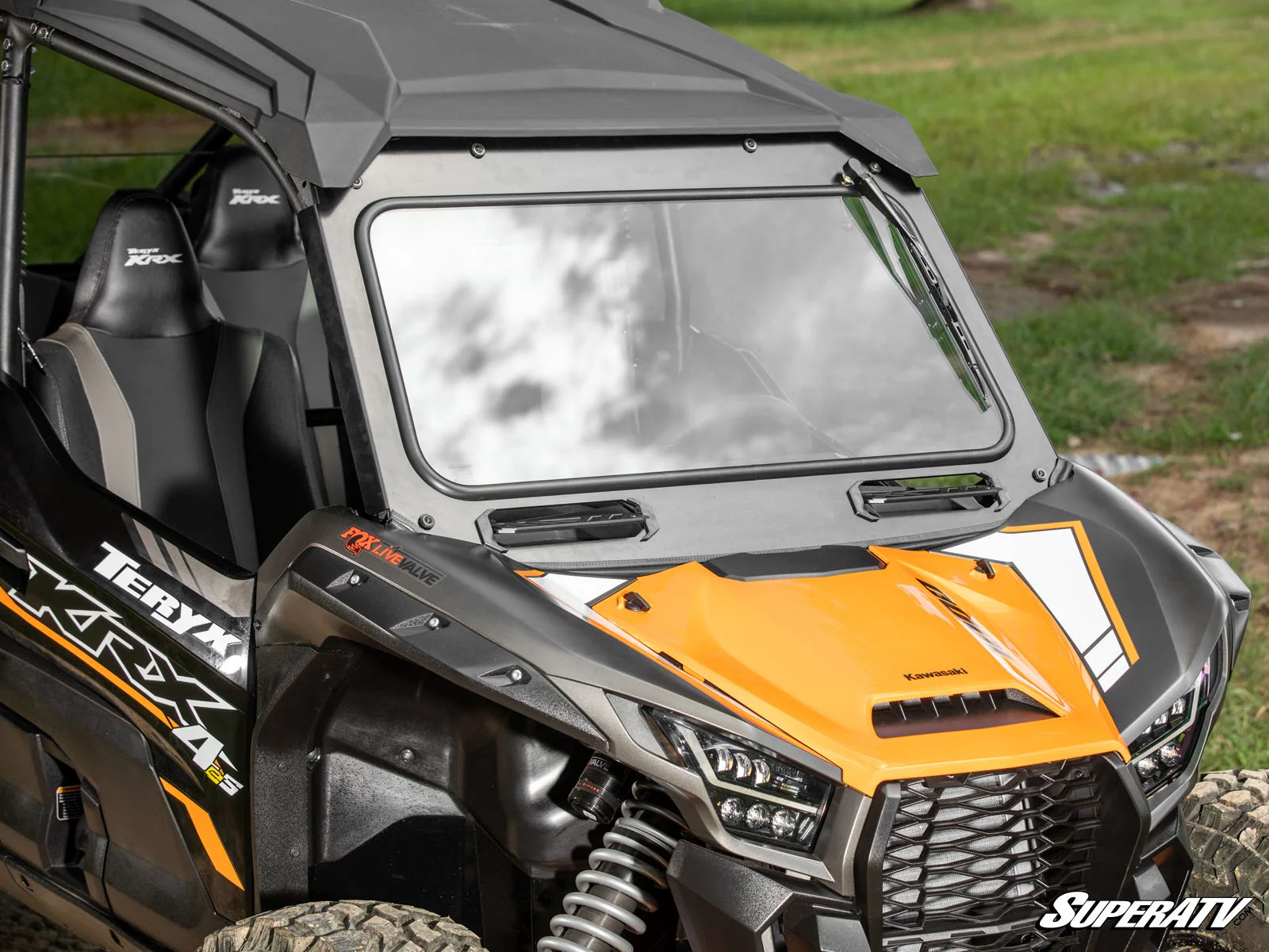 Kawasaki Teryx KRX 1000 Glass Windshield - Image 3