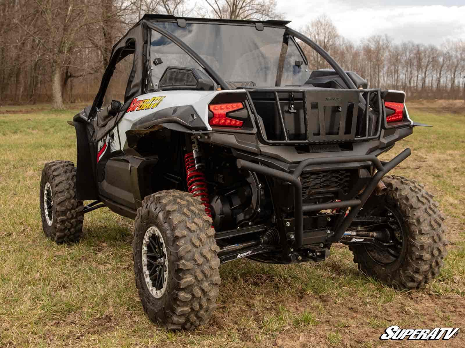 Kawasaki Teryx KRX 1000 Rear Vented Windshield - Image 2