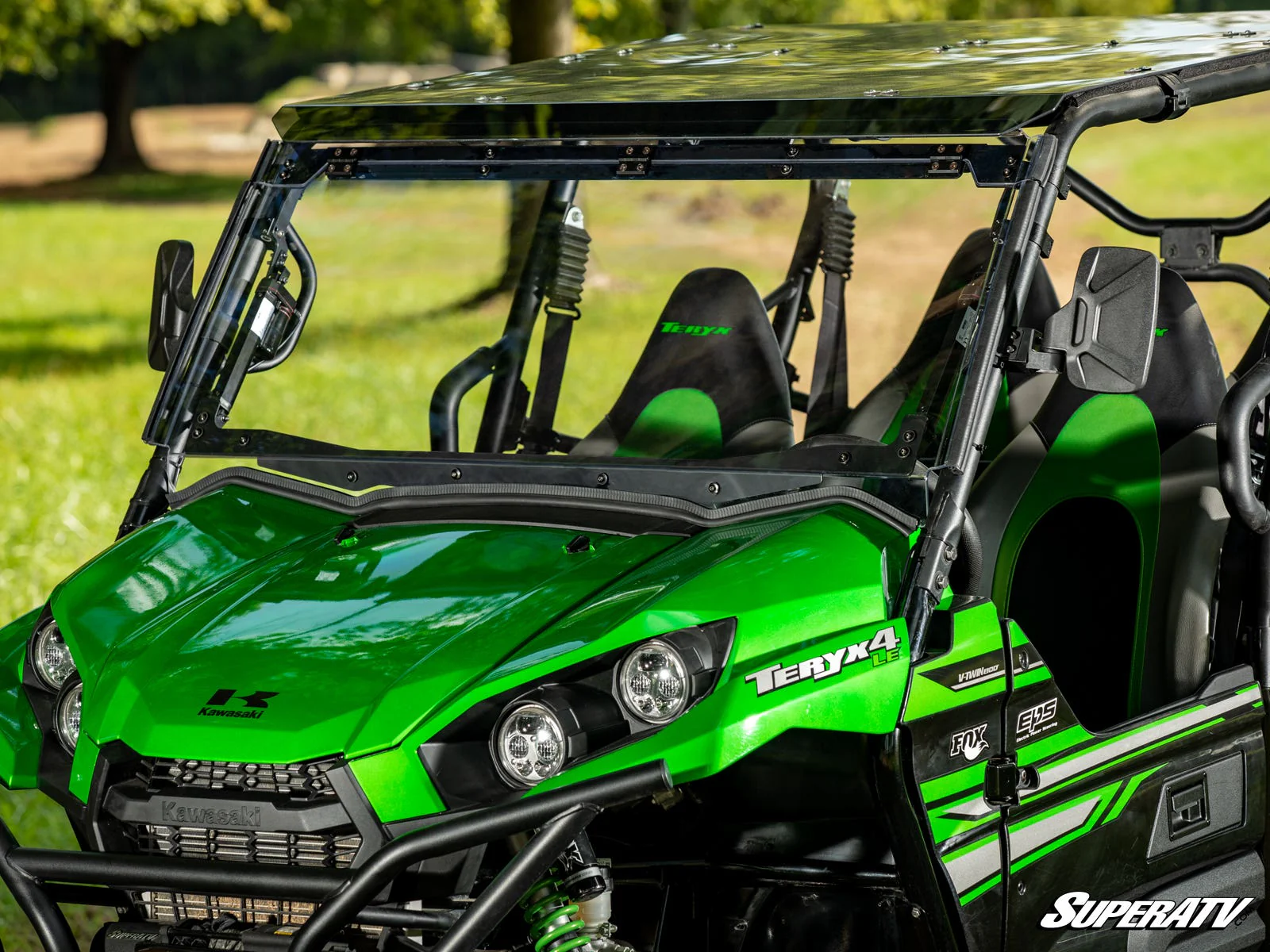 Kawasaki Teryx MaxDrive Power Flip Windshield - Image 4