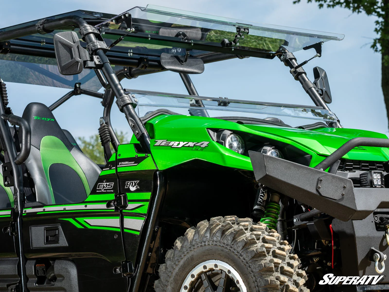 Kawasaki Teryx S Flip Windshield - Image 6