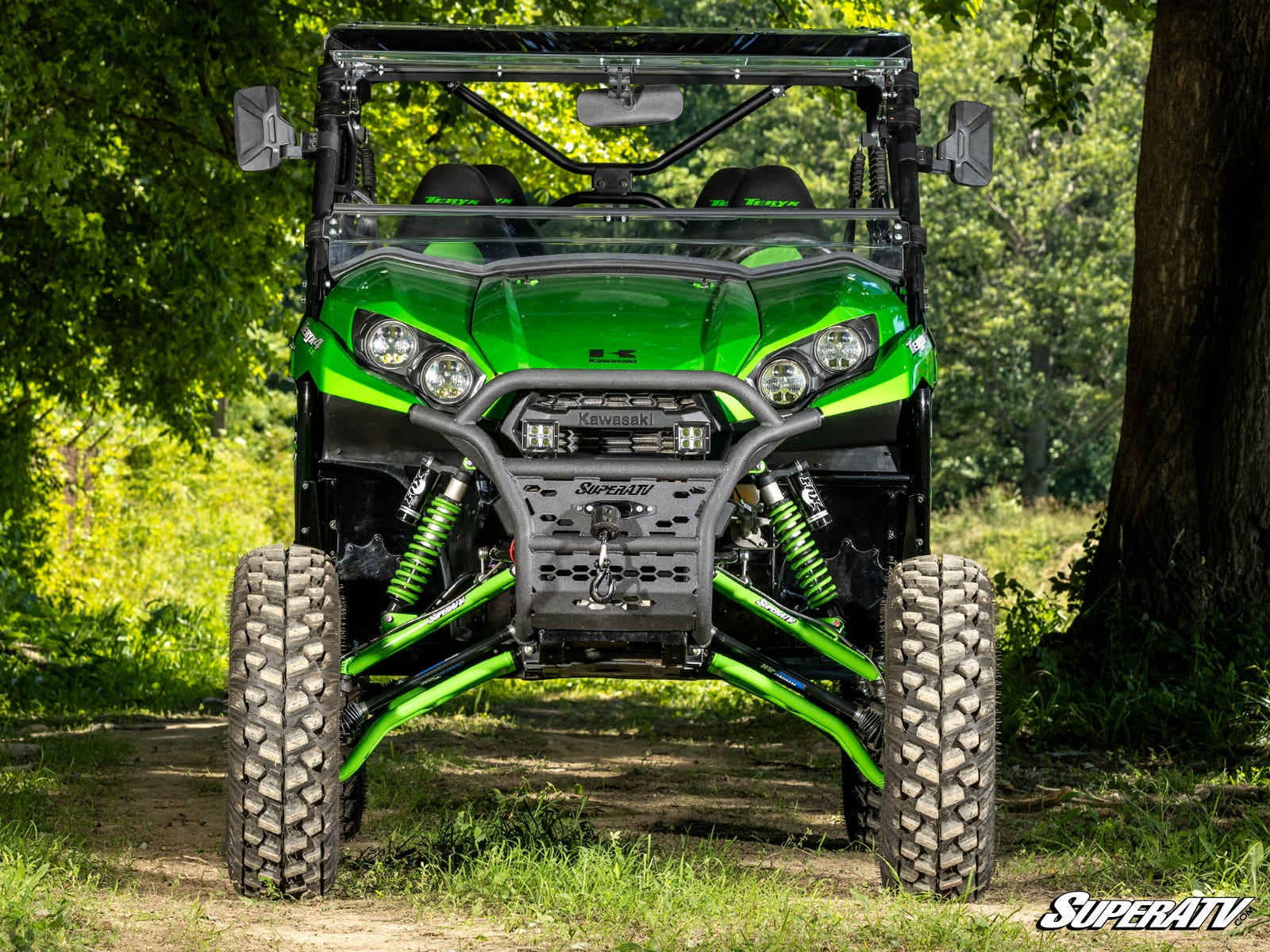 Kawasaki Teryx Winch-Ready Tubed Front Bumper - Image 2