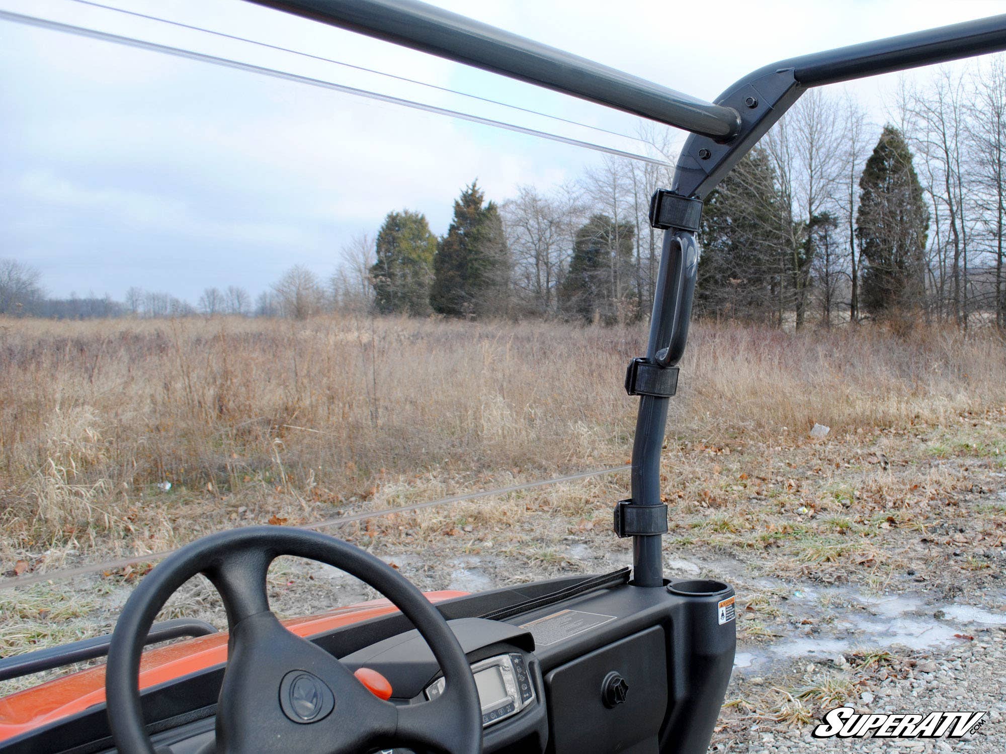 Kubota RTV Scratch-Resistant Full Windshield - Image 4