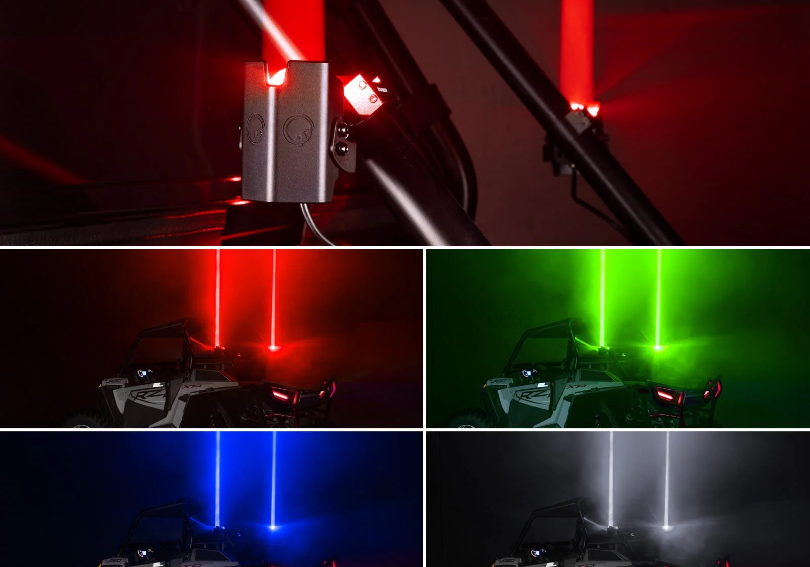 LED Laser Whip Lights