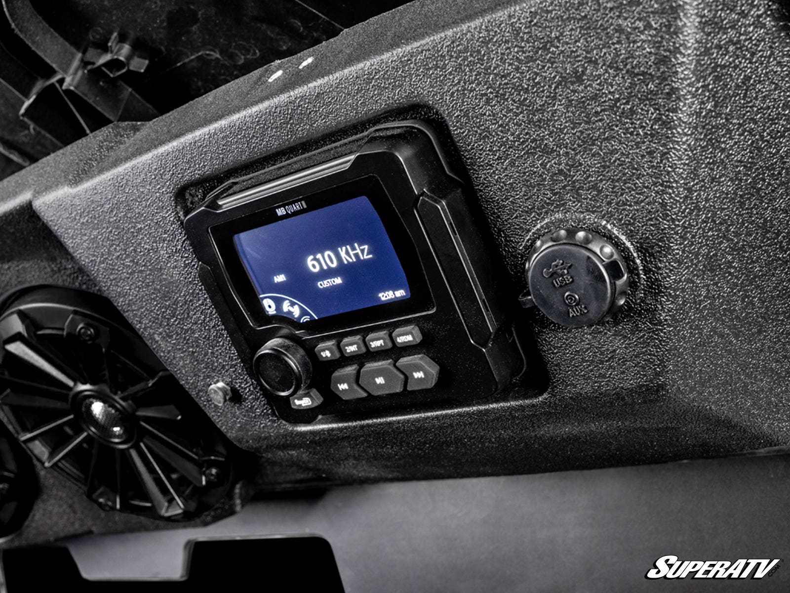 MB Quart 320-Watt Stage 4 Can-Am Defender Tuned Four-Speaker Visor Audio System - Image 5