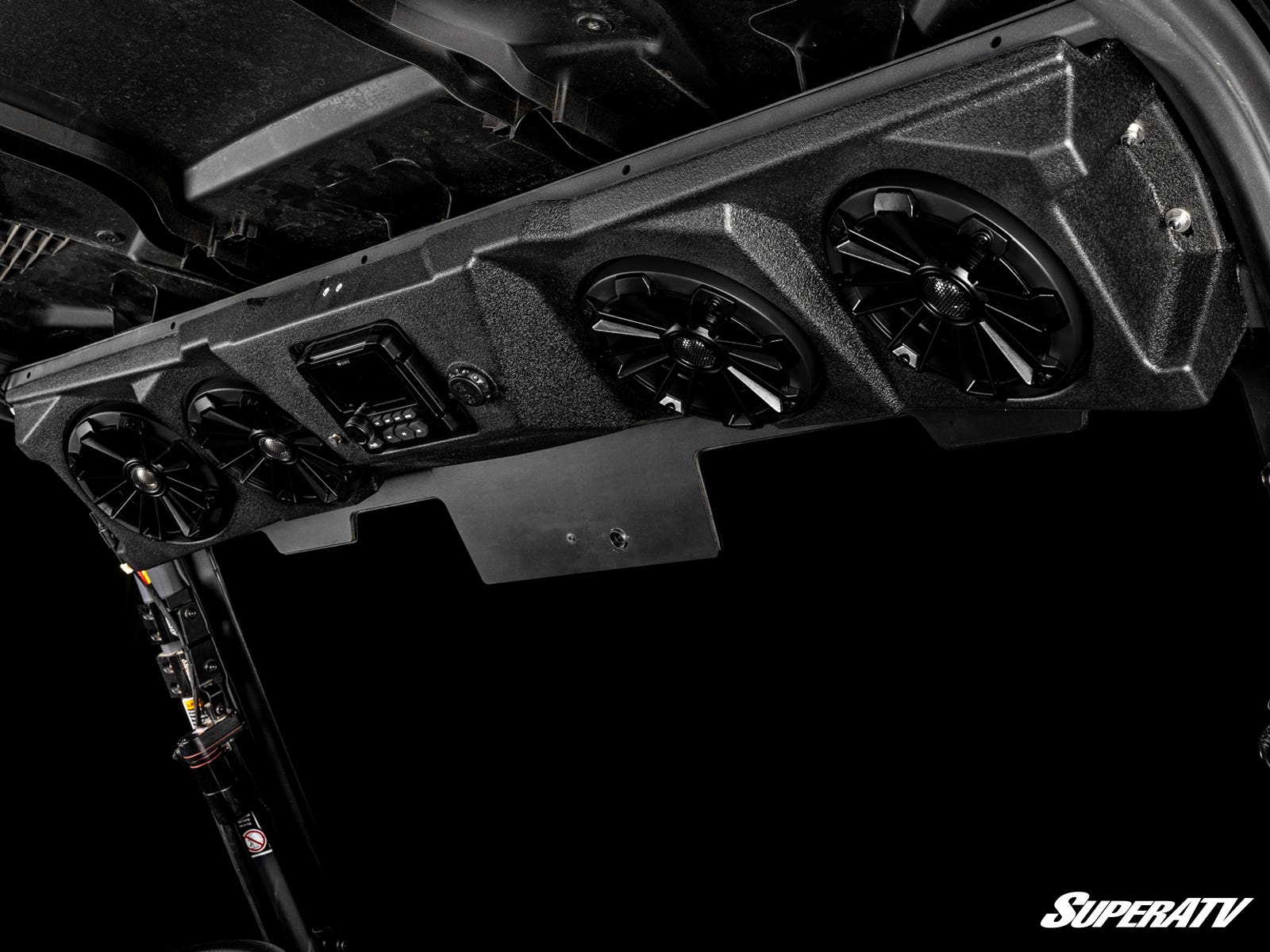 MB Quart 320-Watt Stage 4 Can-Am Defender Tuned Four-Speaker Visor Audio System - Image 6
