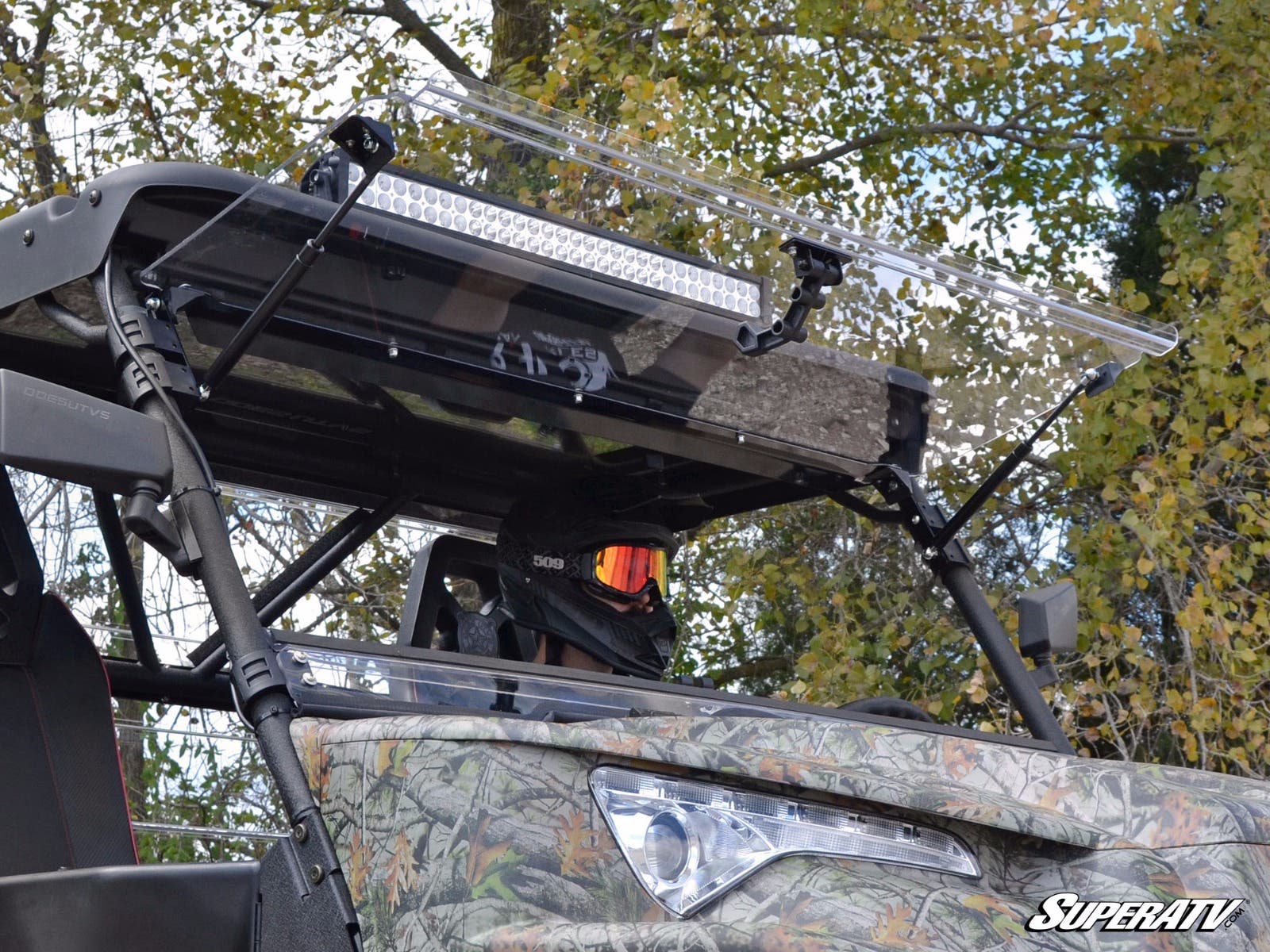 ODES Dominator Scratch Resistant Flip Windshield - Image 3