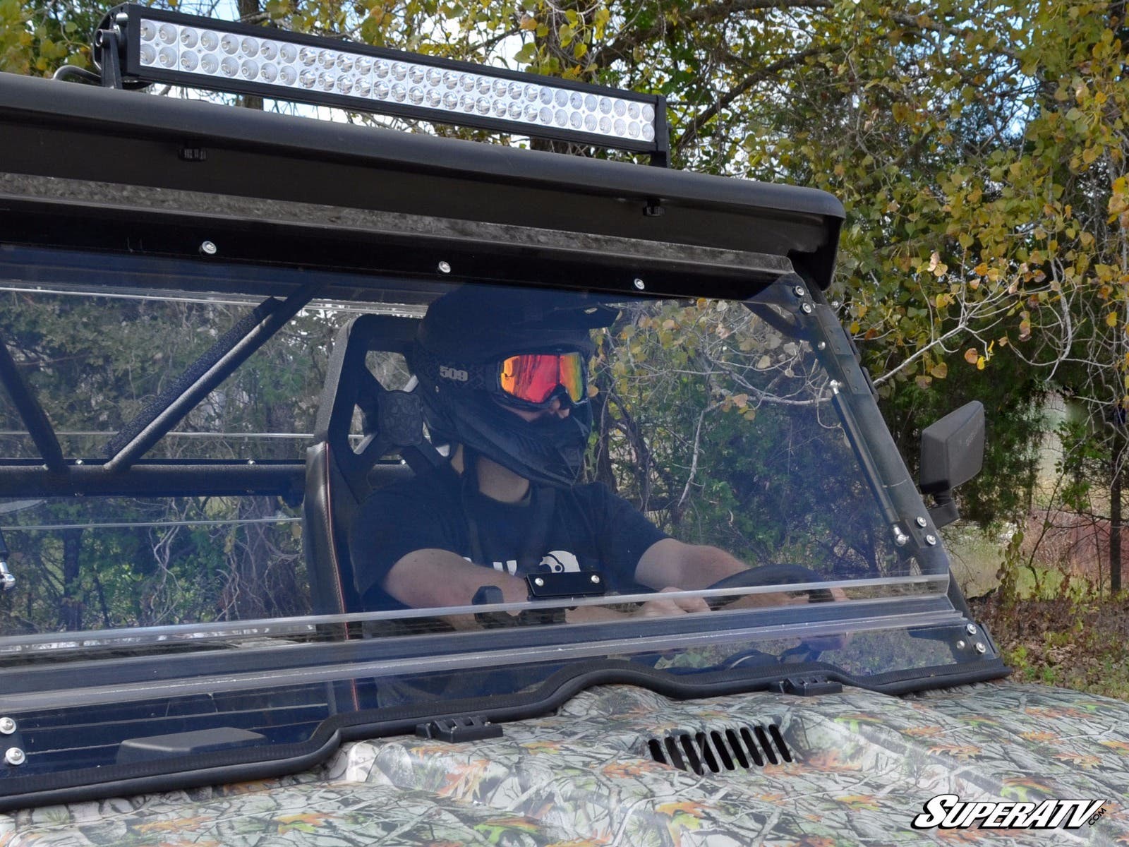 ODES Dominator Scratch Resistant Flip Windshield - Image 4