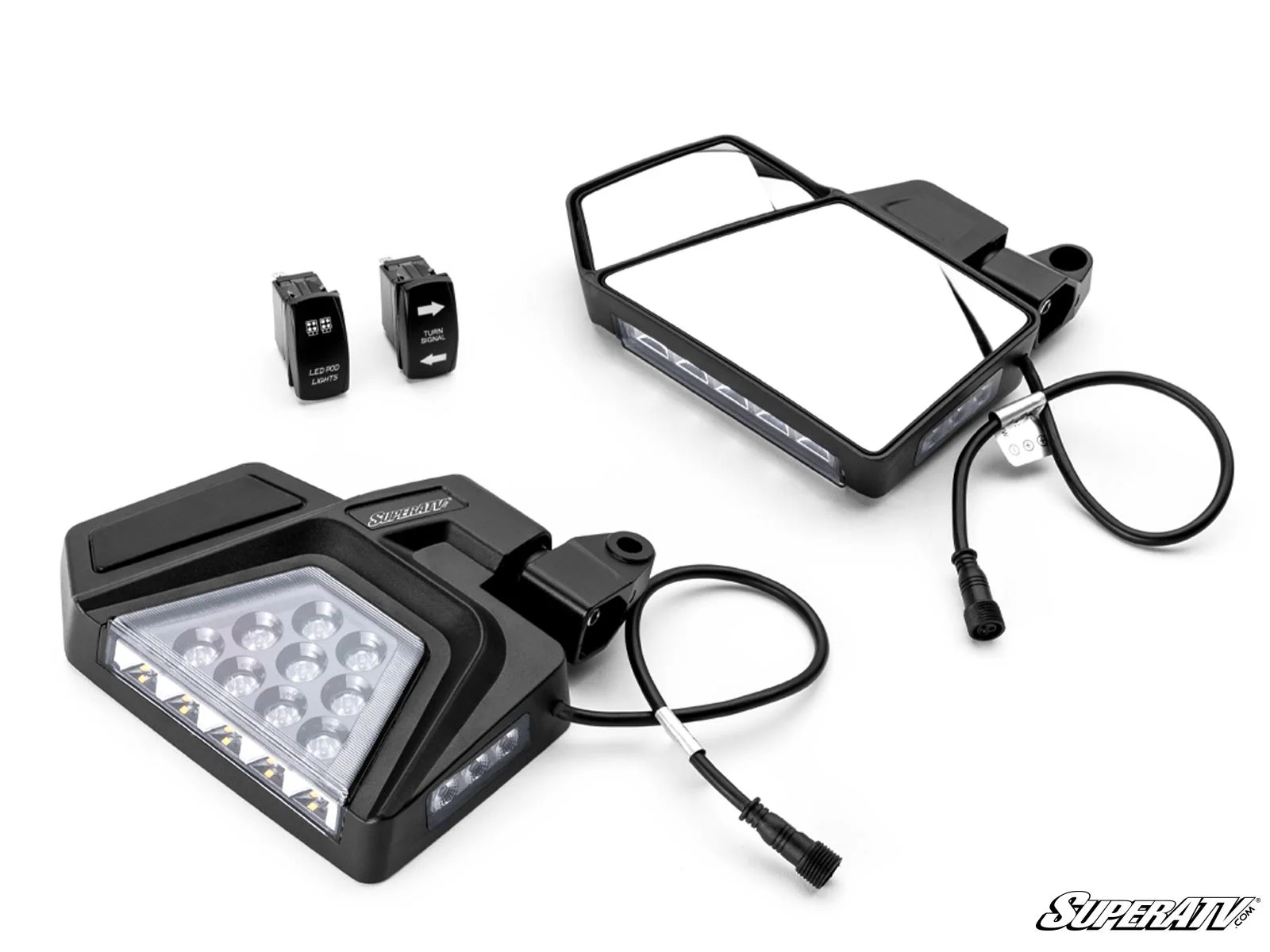 Polaris Dual Section LED Side-View Mirrors - Image 2