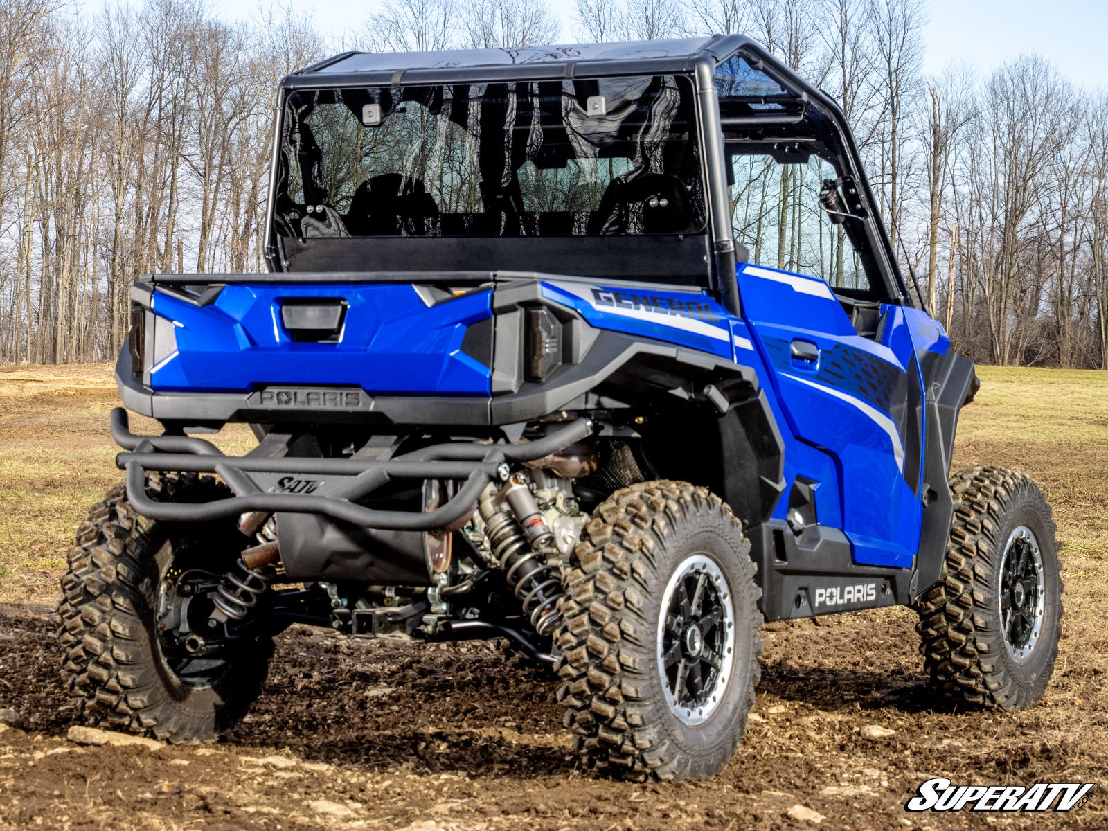 Polaris General 1000 Rear Glass Windshield - Image 2
