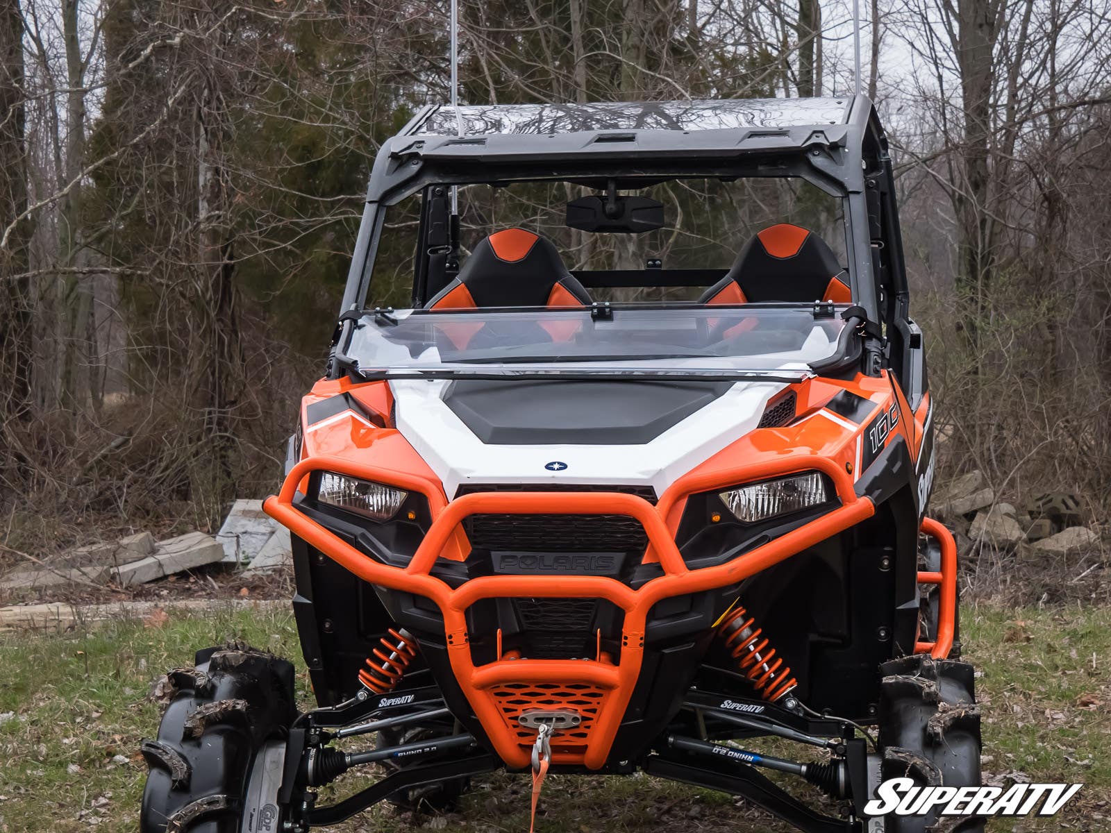 Polaris General XP 1000 Flip Down Windshield - Image 4