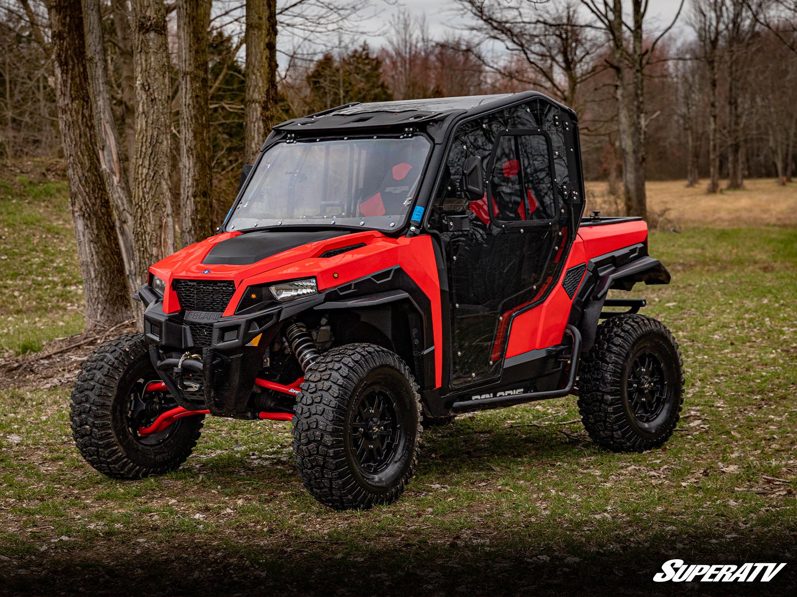 Polaris General XP 1000 Scratch Resistant Flip Windshield - Image 2