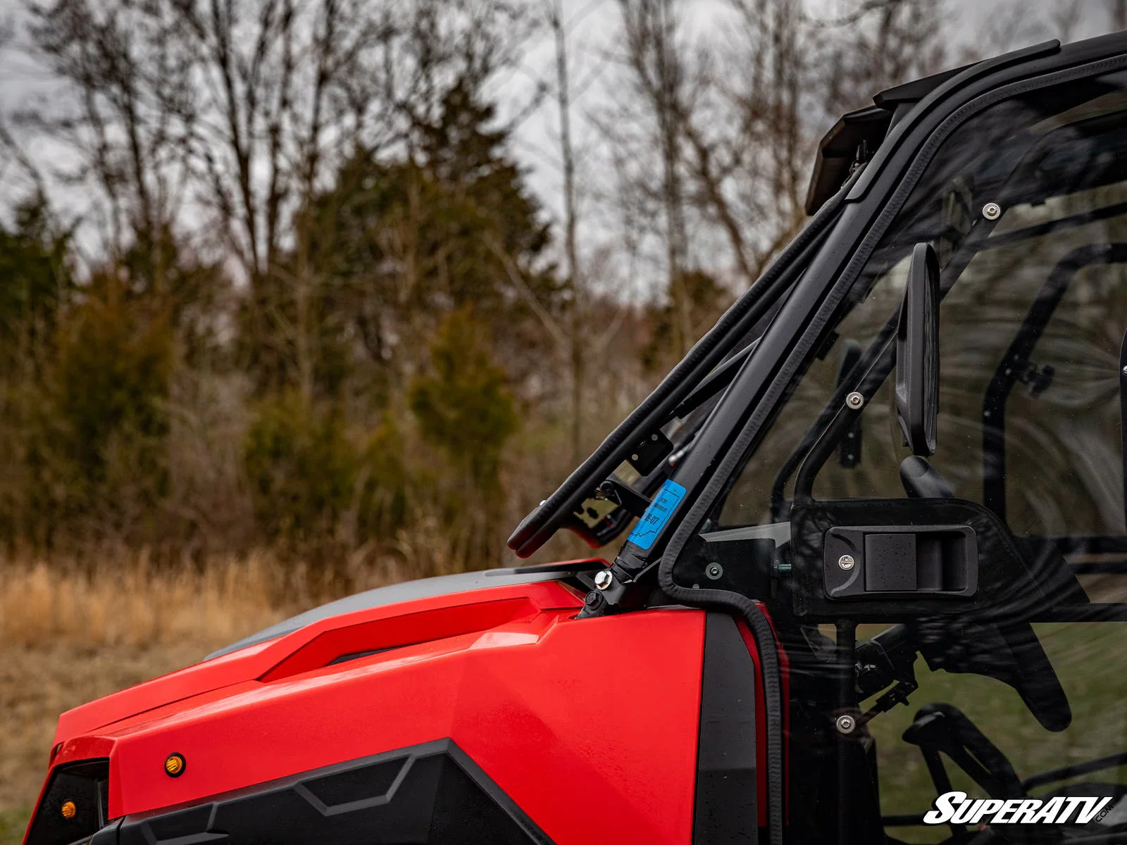 Polaris General XP 1000 Scratch Resistant Flip Windshield - Image 6