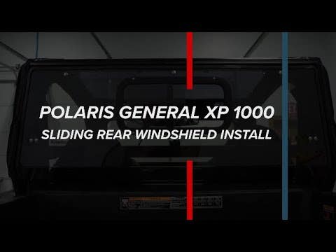 Polaris General XP 1000 Sliding Rear Windshield - Image 6