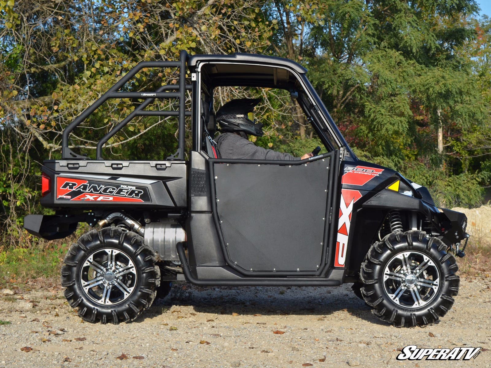 Polaris Ranger 1000 Diesel Heavy-Duty Rock Slider Nerf Bars - Image 2