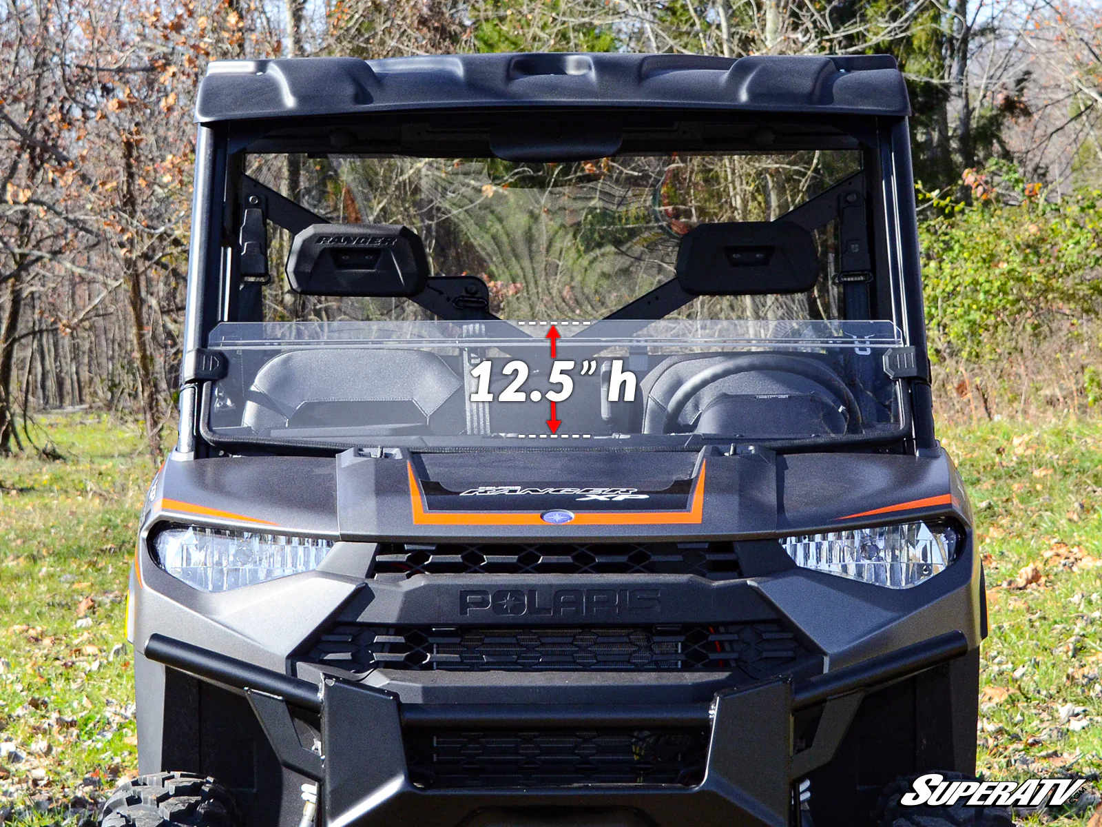 Polaris Ranger 1000 Half Windshield - Image 3