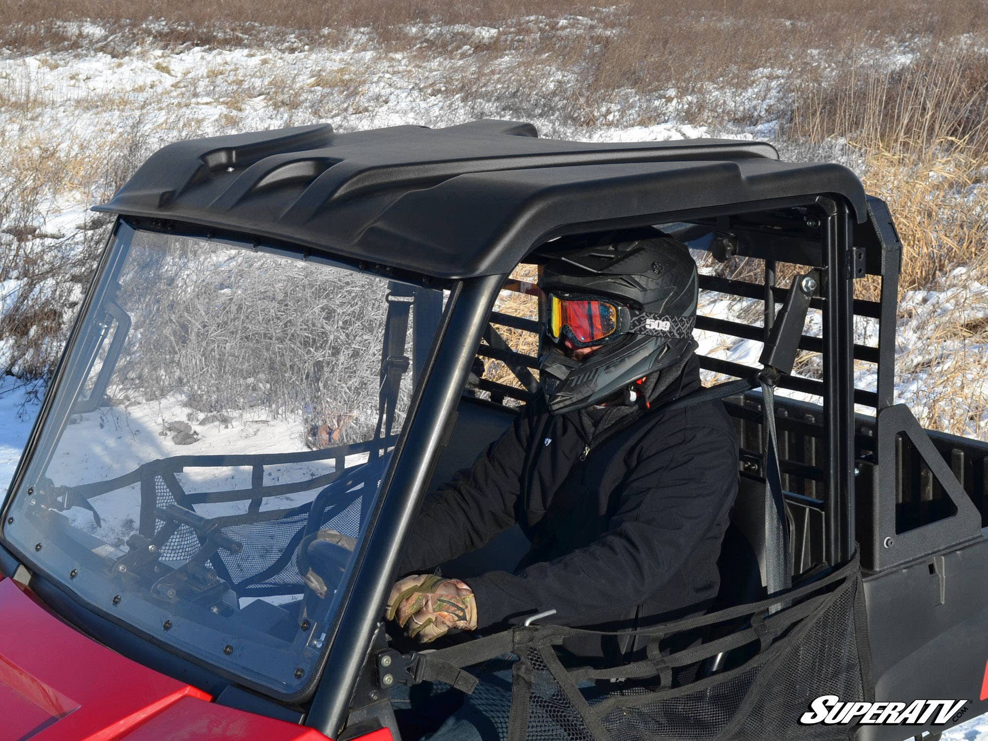 SuperATV Plastic Roof for Polaris Ranger Midsize EV/ETX/500 (PRO-FIT Cab) - Image 3