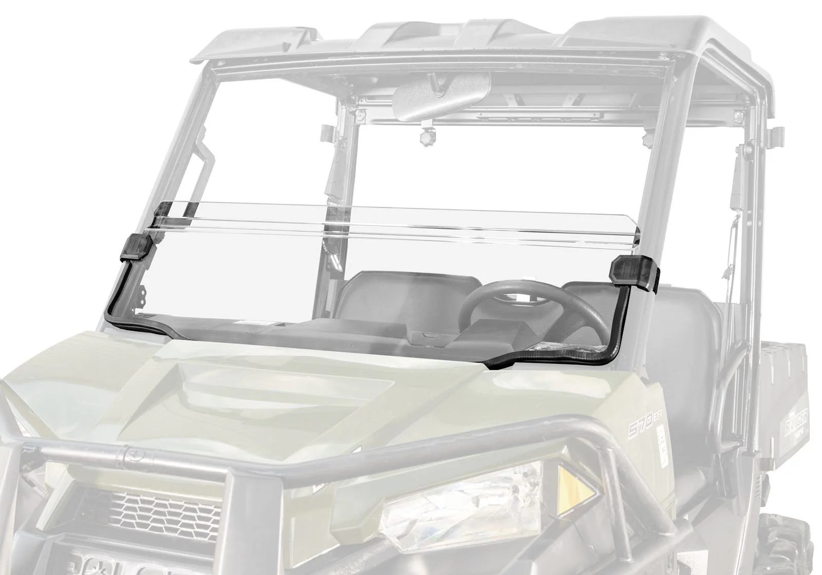 Polaris Ranger Midsize Half Windshield (2015+)