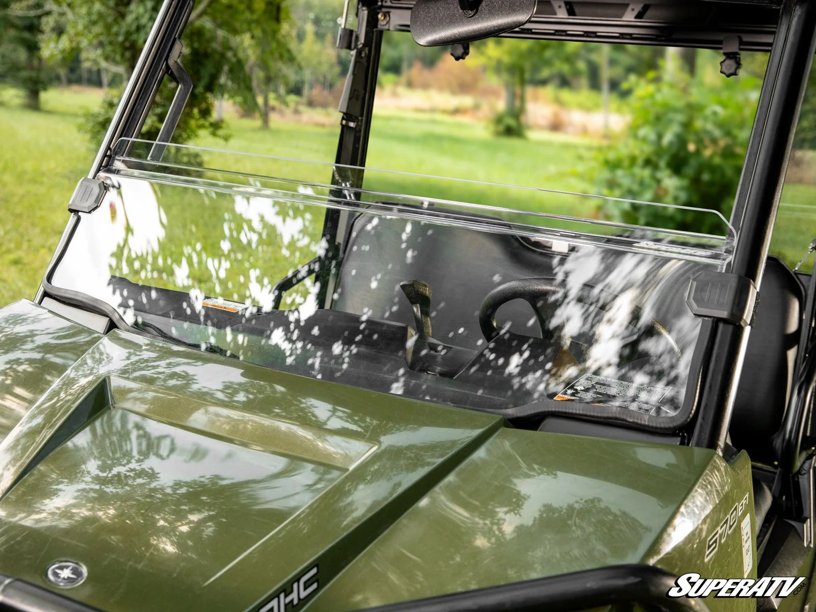 Polaris Ranger Midsize Half Windshield (2015+) - Image 3