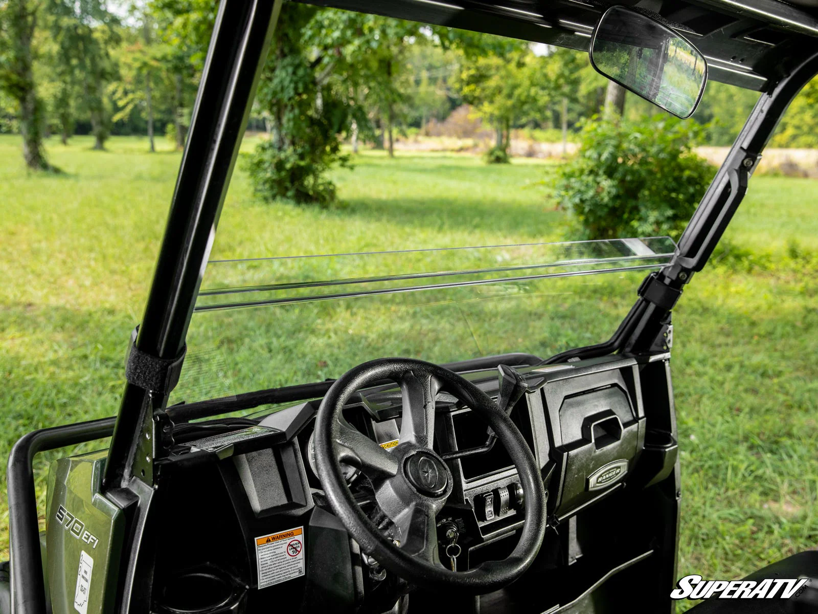 Polaris Ranger Midsize Half Windshield (2015+) - Image 4