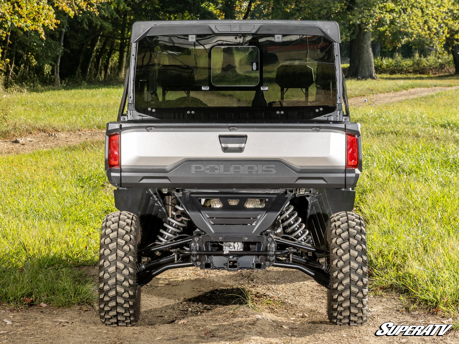 Polaris Ranger XD 1500 Glass Sliding Rear Windshield - Image 2