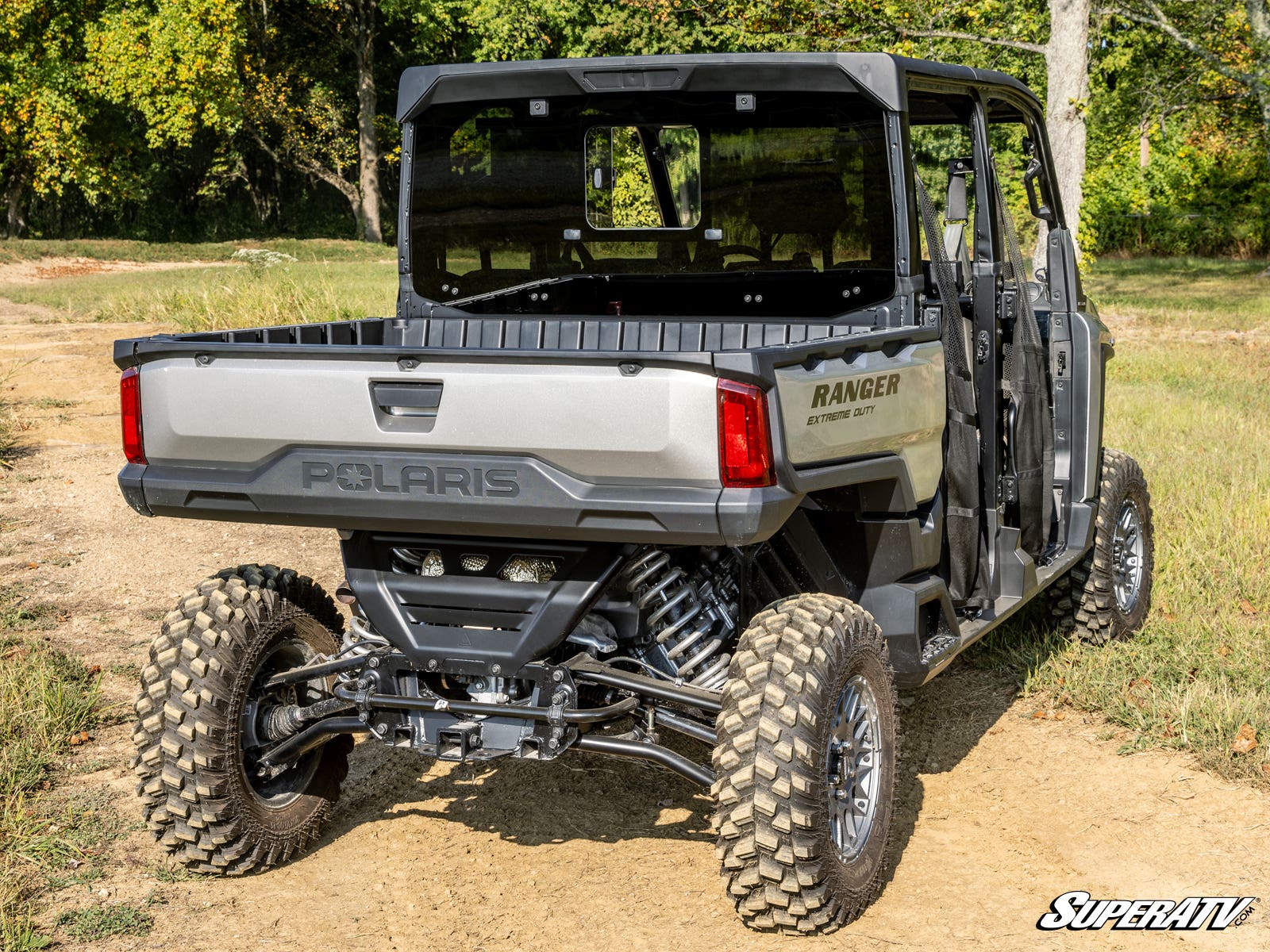 Polaris Ranger XD 1500 Glass Sliding Rear Windshield - Image 3