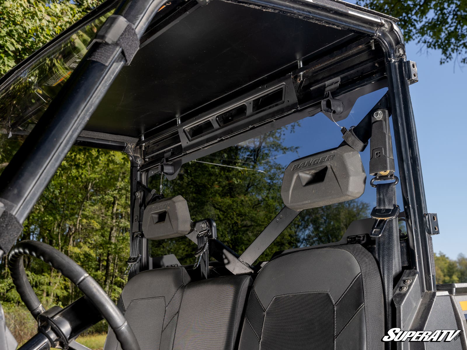 Polaris Ranger XD 1500 Rear Glass Windshield - Image 5
