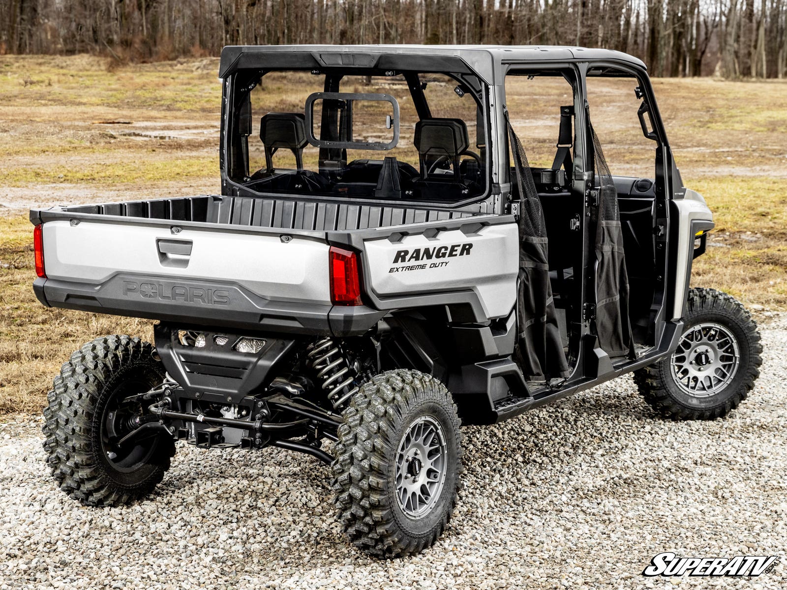 Polaris Ranger XD 1500 Sliding Rear Windshield - Image 2