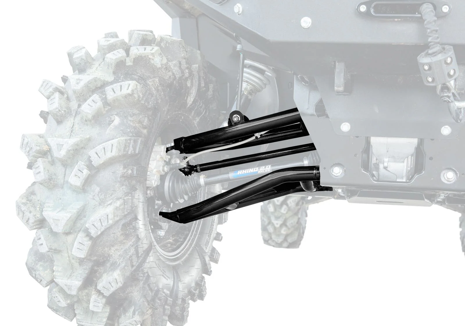Polaris Ranger XP 1000 Atlas Pro 2in. Forward Offset A-Arms - Heavy Duty Ball Joints
