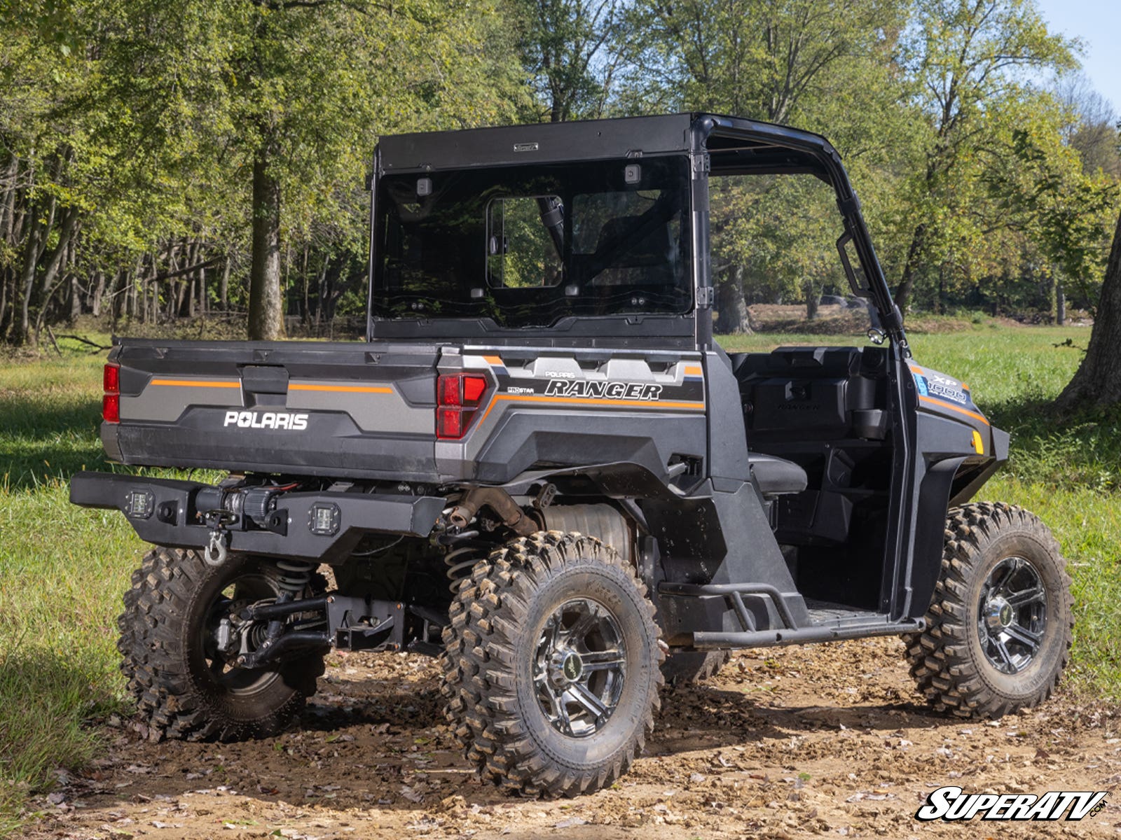 Polaris Ranger XP 1000 Glass Sliding Rear Windshield - Image 3