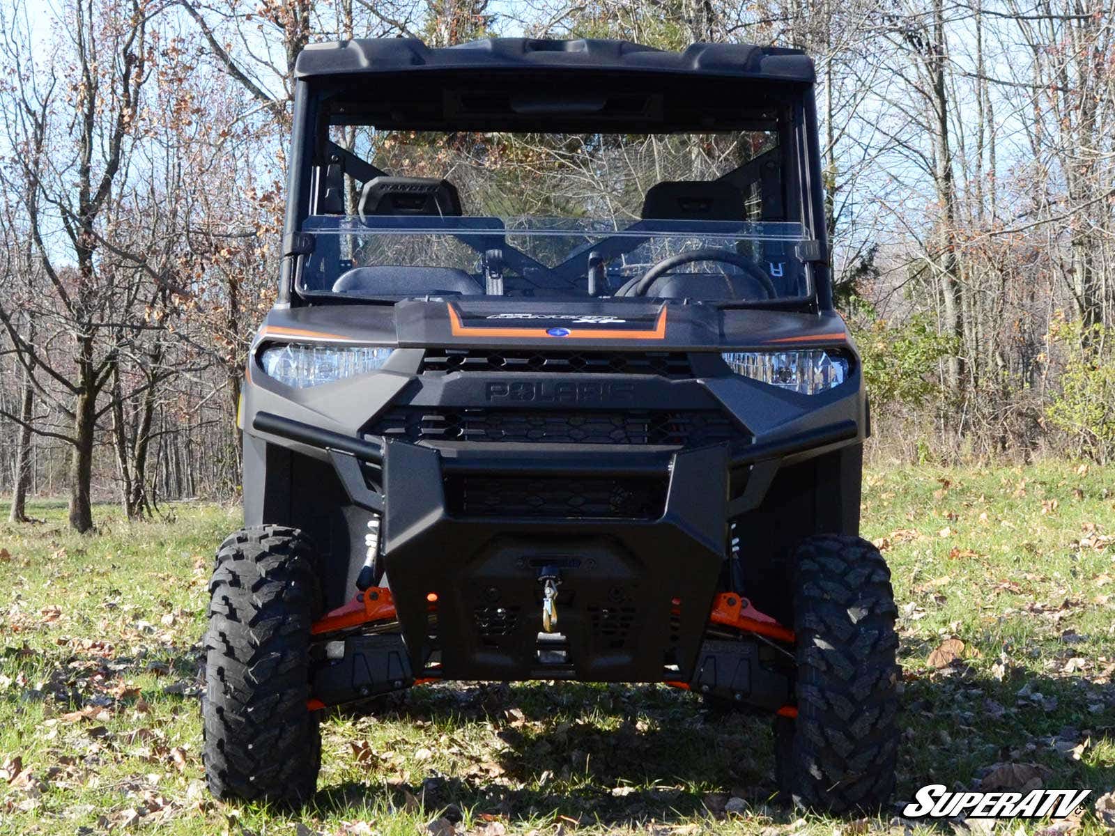 Polaris Ranger Full Size 1000 Half Windshield - Clear - Image 2